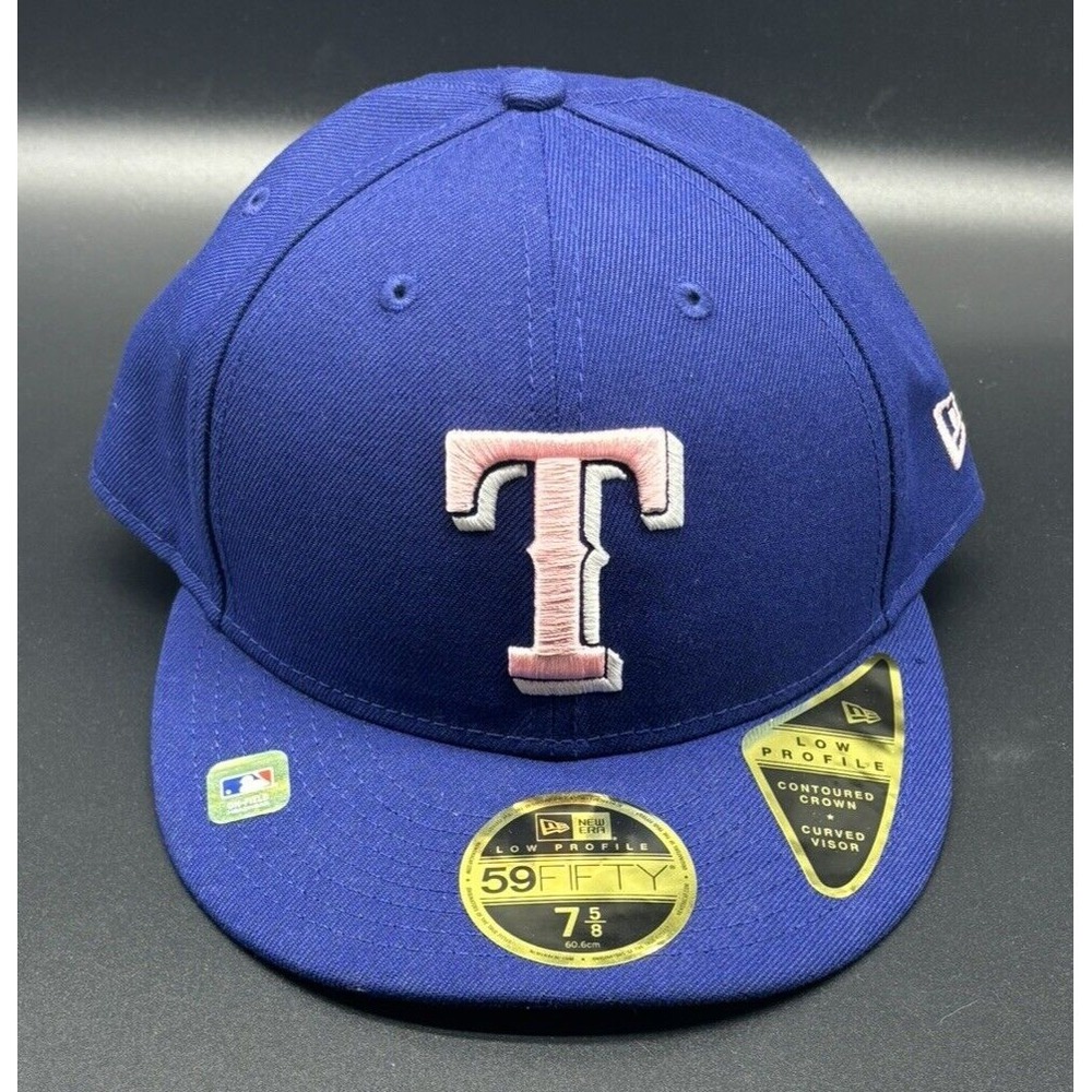 Texas Rangers New Era 2024 Mother's Day On-Field 59FIFTY Fitted Hat Size 7 5/8